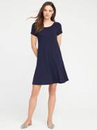 Old Navy Jersey Knit Swing Dress For Women - Lost At Sea Navy