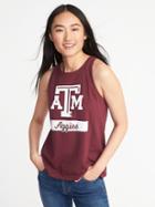 Old Navy Womens College-team Graphic High-neck Tank For Women Texas A&m Size S
