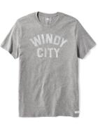 Old Navy Windy City Graphic Tee For Men - Medium Gray