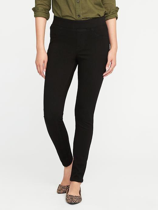 Old Navy Womens Rockstar 24/7 Jeggings For Women Black Size 0