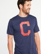 Old Navy Mens Mlb Team Graphic Performance Tee For Men Cleveland Indians Size Xl