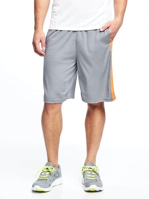 Old Navy Go Dry Cool Training Shorts For Men 10 - Light Gray