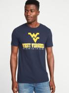 Old Navy Mens College Team Graphic Tee For Men West Virginia Univ. Size L