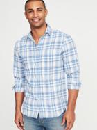 Old Navy Mens Slim-fit Linen-blend Shirt For Men Anchors Away Size Xxl