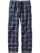 Old Navy Mens Plaid Flannel Pj Pants Size Xxl Big - Navy Plaid
