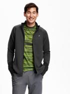 Old Navy Mens Ribbed Go Warm Running Jacket Size Xxl Big - Midnight Oil