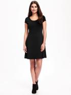 Old Navy Fit & Flare Dress For Women - Black