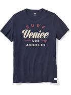 Old Navy Surf Venice Los Angeles Tee For Men - Ink Blue