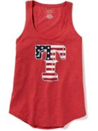 Old Navy Womens Mlb Curved-hem Tank For Women Texas Rangers Size S
