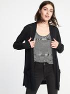 Old Navy Womens Open-front Long-line Sweater For Women Blackjack Size Xxl