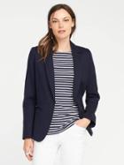 Old Navy Classic Ponte Knit Blazer For Women - In The Navy