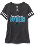 Old Navy Nfl Team V Neck Tee For Women - Panthers