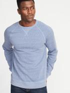 Old Navy Mens Classic Crew-neck Sweatshirt For Men Pale Blue Size Xxl