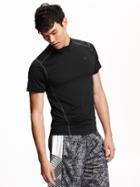 Old Navy Mens Go-dry Base-layer Tee For Men Black Size Xxxl