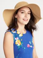 Floppy Straw Sun Hat For Women