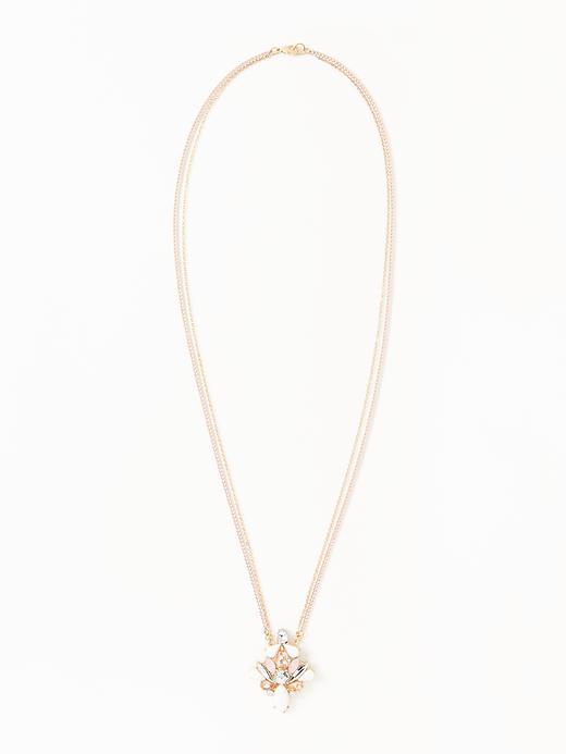 Old Navy Cluster Pendant For Women - Bella Donna Pink