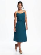 Old Navy Waisted Cami Midi Dress - Show And Teal