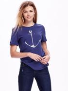 Old Navy Relaxed Graphic Tee - Bluesday