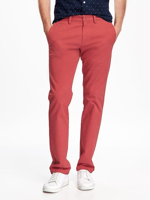 Old Navy Ultimate Slim Built In Flex Khakis For Men - Brick A Brac