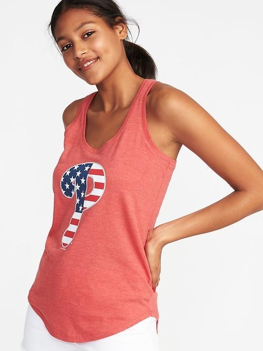 Old Navy Womens Mlb Americana Team Tank For Women Philadelphia Phillies Size Xs
