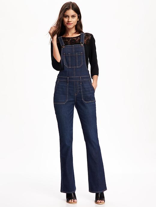 Old Navy Flare Denim Overalls For Women - Meg