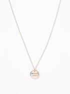 Old Navy  More Love Pendant Necklace For Women Gold Size One Size