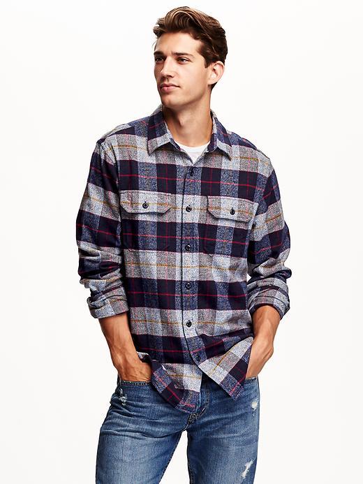 Old Navy Slim Fit Button Front Shirt Size Xxxl Big - In The Navy