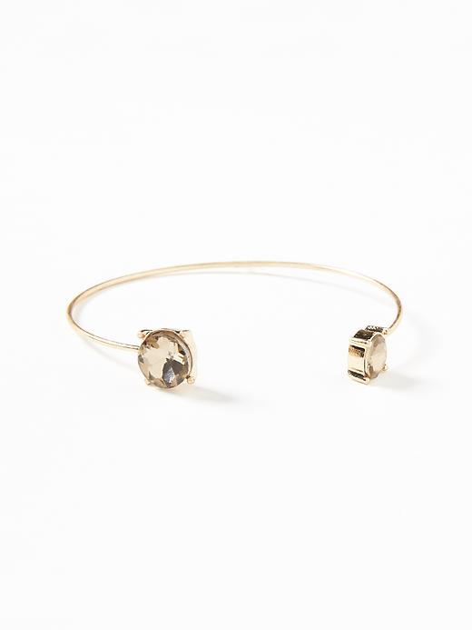 Old Navy Skinny Crystal Cuff Bracelet For Women - Lichen It