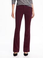 Old Navy Mid Rise Rockstar Cord Bootcut Jeans For Women - Raisin Arizona