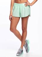 Old Navy Go Dry Cool Semi Fitted Running Shorts For Women 3 - Magic Mint