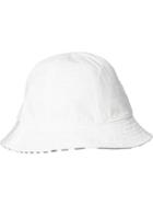 Old Navy Reversible Twill Bucket Hat For Men - Bright White