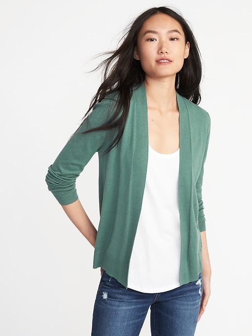 Old Navy Womens Open-front Sweater For Women Spruce Size M