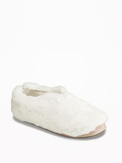 Old Navy Cozy Slippers For Women - Creme