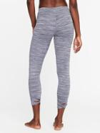 Old Navy High Rise Go Dry Space Dye 7/8 Leggings For Women - Dorian Grey