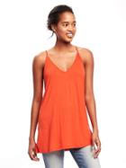 Old Navy Relaxed Lace Back Tank For Women - Hot Tamale
