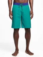 Old Navy Board Shorts For Men 10 - Emerging Emerald