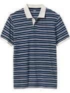 Old Navy Mens Striped Jersey Polos Size Xxxl Big - Navy Stripe