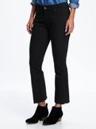 Old Navy Black Flare Ankle Jeans For Women - Black