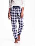Old Navy Womens Flannel Joggers Size L - Buffalo