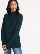 Old Navy Womens Mock-neck Sweater For Women Botanical Green Size M