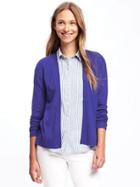 Old Navy Classic Open Front Cardi For Women - Bluer Than Blue