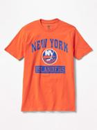 Old Navy Mens Nhl Team-graphic Tee For Men New York Islanders Size S