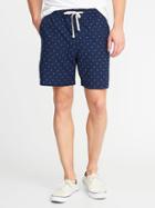 Old Navy Mens Built-in Flex Drawstring Jogger Shorts For Men (7) Indigo Size L