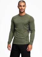 Old Navy Go Dry Pieced Tech Performance Tee For Men - Another Green World
