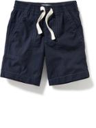 Old Navy Pull On Poplin Shorts - Ink Blue