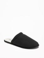 Old Navy Performance Fleece Slippers For Men - Black
