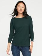 Old Navy Lightweight Textured Bateau Sweater For Women - Fir Ever