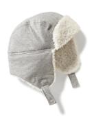Old Navy Jersey Trapper Hat Size L - Heather Grey