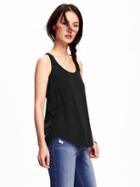 Old Navy Relaxed Racerback Tank - Black