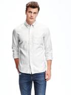 Old Navy Slim Fit Dobby Shirt For Men - In A Flurry